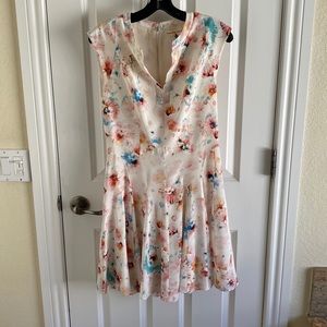 Rebecca Taylor Size 6 Floral Midi Dress